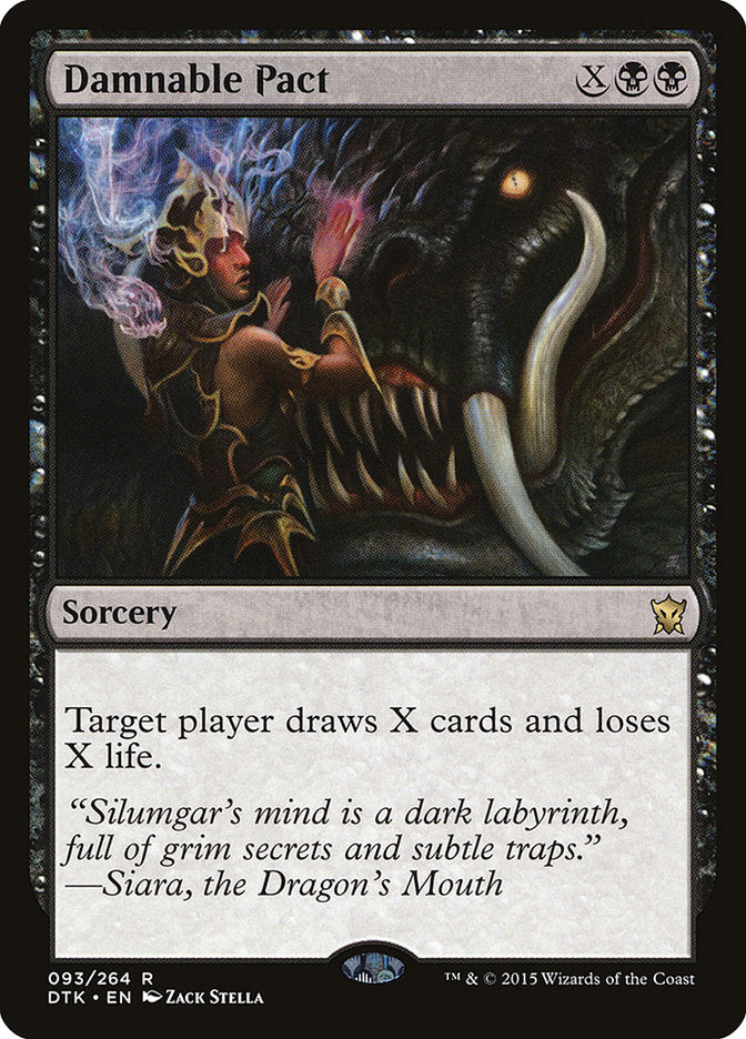 Damnable Pact [Dragons of Tarkir] Magic: The Gathering