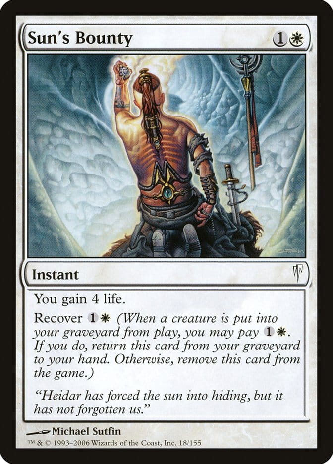 Sun's Bounty [Coldsnap] Magic: The Gathering