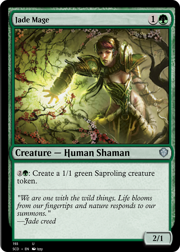 Jade Mage [Starter Commander Decks] Magic: The Gathering