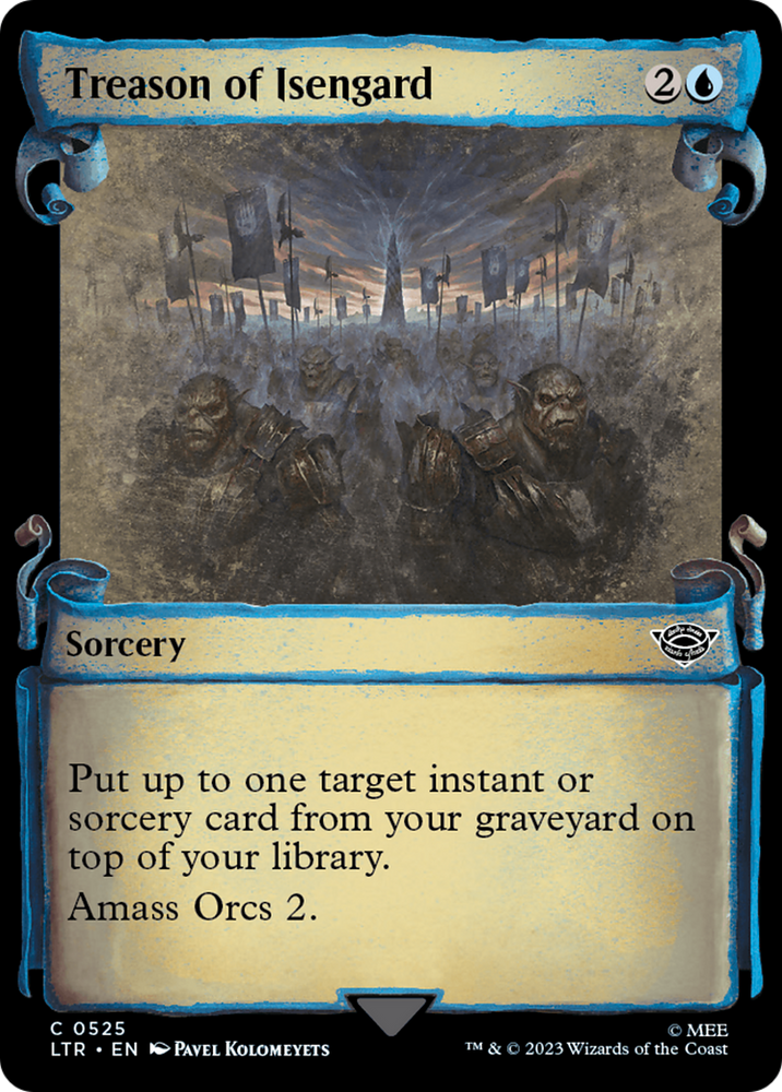 Treason of Isengard [The Lord of the Rings: Tales of Middle-Earth Showcase Scrolls] Magic: The Gathering