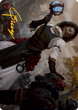 Skaab Wrangler Art Card (Gold-Stamped Signature) [Innistrad: Midnight Hunt Art Series] Magic: The Gathering