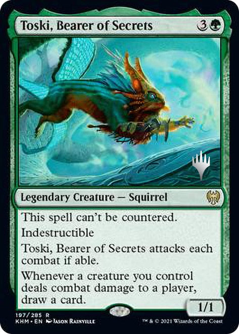Toski, Bearer of Secrets (Promo Pack) [Kaldheim Promos] Magic: The Gathering