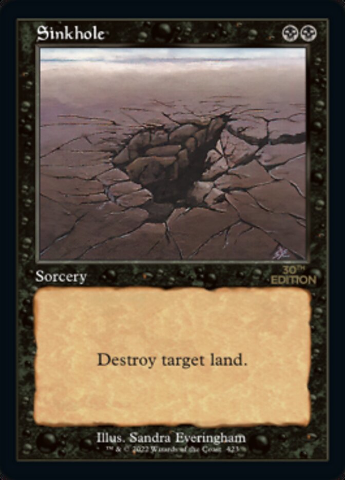 Sinkhole (Retro) [30th Anniversary Edition] Magic: The Gathering