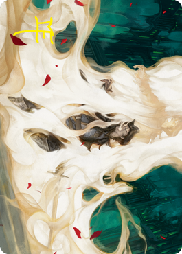 By Invitation Only Art Card (Gold-Stamped Signature) [Innistrad: Crimson Vow Art Series] Magic: The Gathering