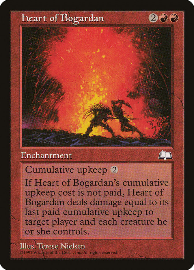 Heart of Bogardan [Weatherlight] Magic: The Gathering