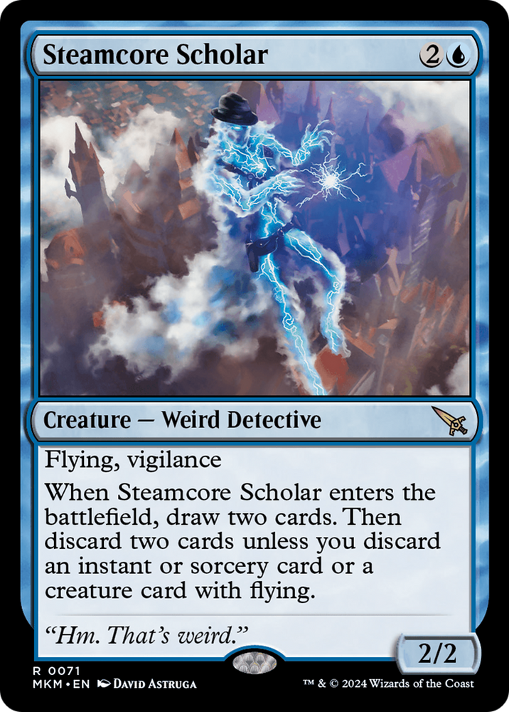Steamcore Scholar [Murders at Karlov Manor] Magic: The Gathering