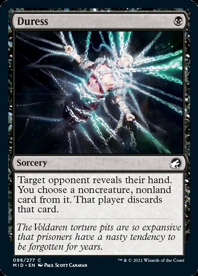Duress [Innistrad: Midnight Hunt] Magic: The Gathering