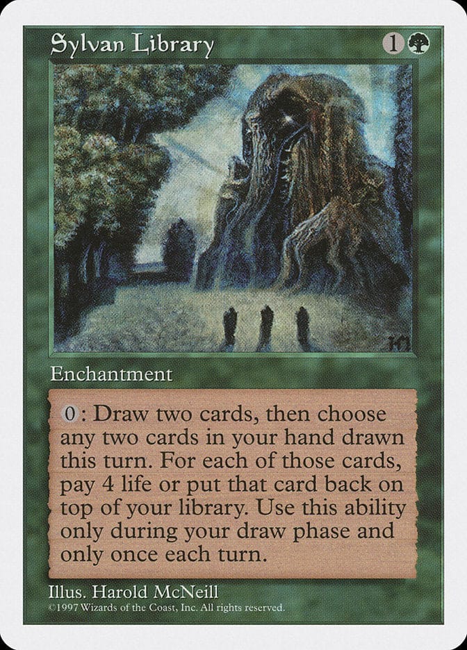 Sylvan Library [Fifth Edition] Magic: The Gathering