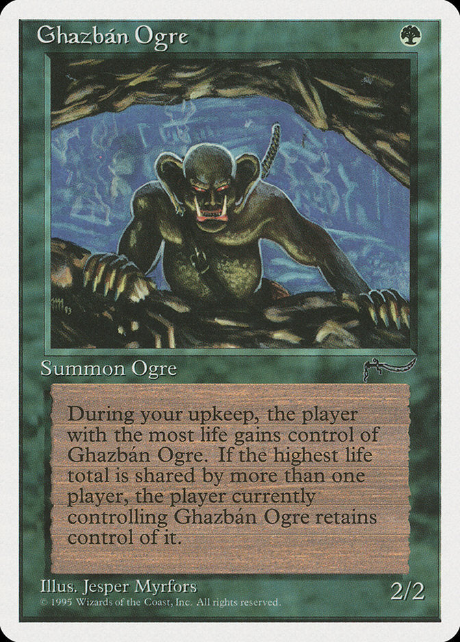 Ghazban Ogre [Chronicles] Magic: The Gathering