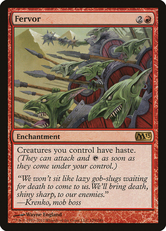 Fervor [Magic 2013] Magic: The Gathering
