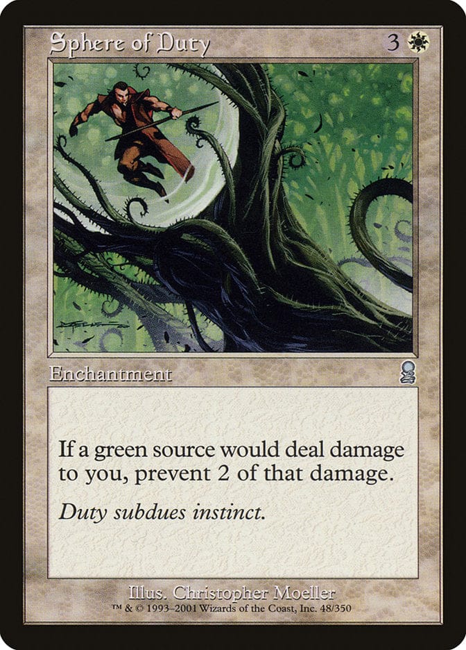 Sphere of Duty [Odyssey] Magic: The Gathering