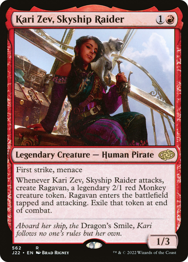 Kari Zev, Skyship Raider [Jumpstart 2022] Magic: The Gathering