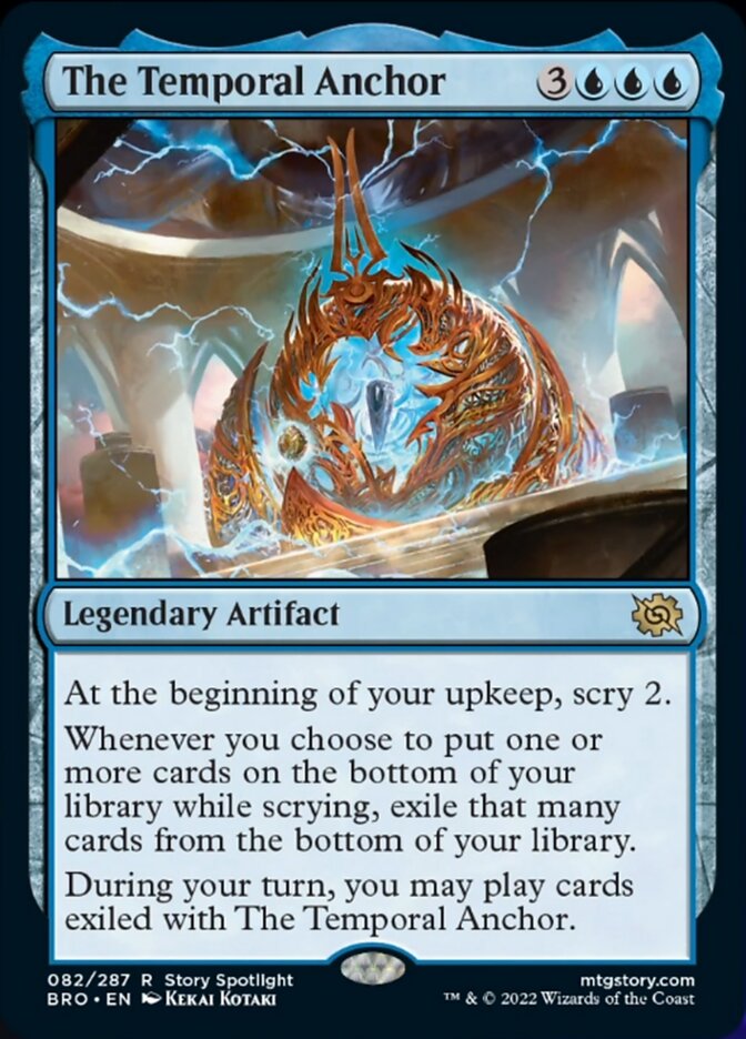 The Temporal Anchor [The Brothers' War] Magic: The Gathering