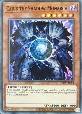 Caius the Shadow Monarch [OP19-EN004] Super Rare Yu-Gi-Oh!