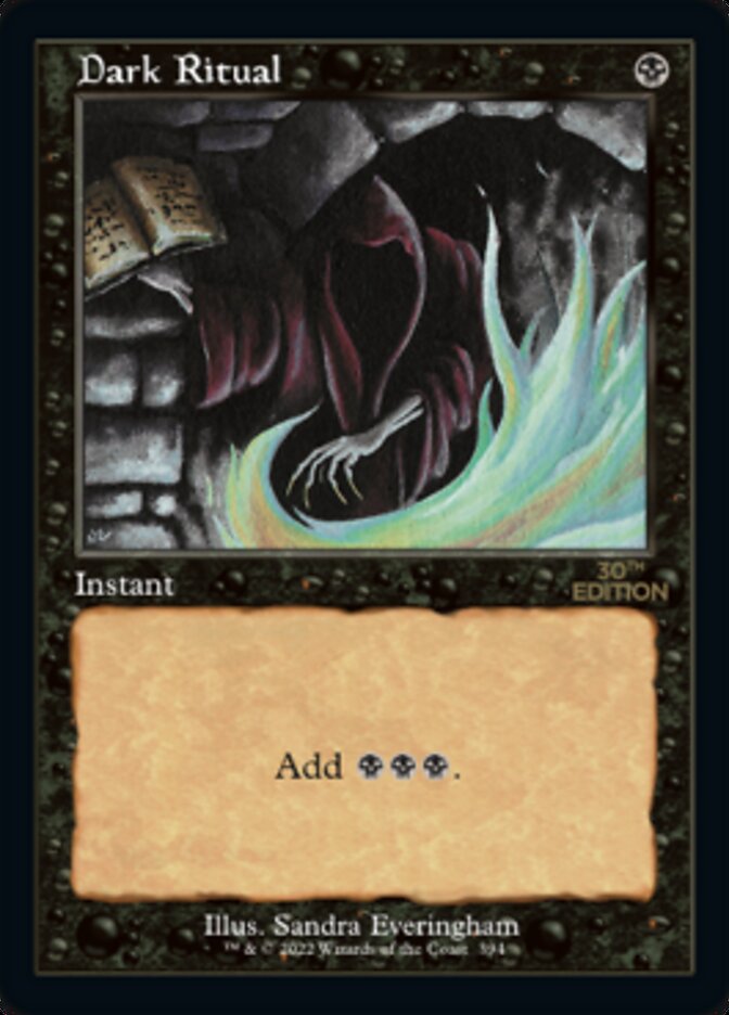 Dark Ritual (Retro) [30th Anniversary Edition] Magic: The Gathering