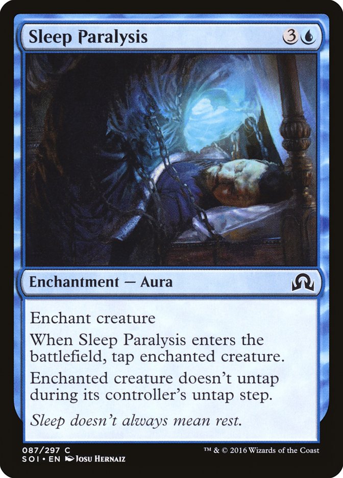 Sleep Paralysis [Shadows over Innistrad] Magic: The Gathering