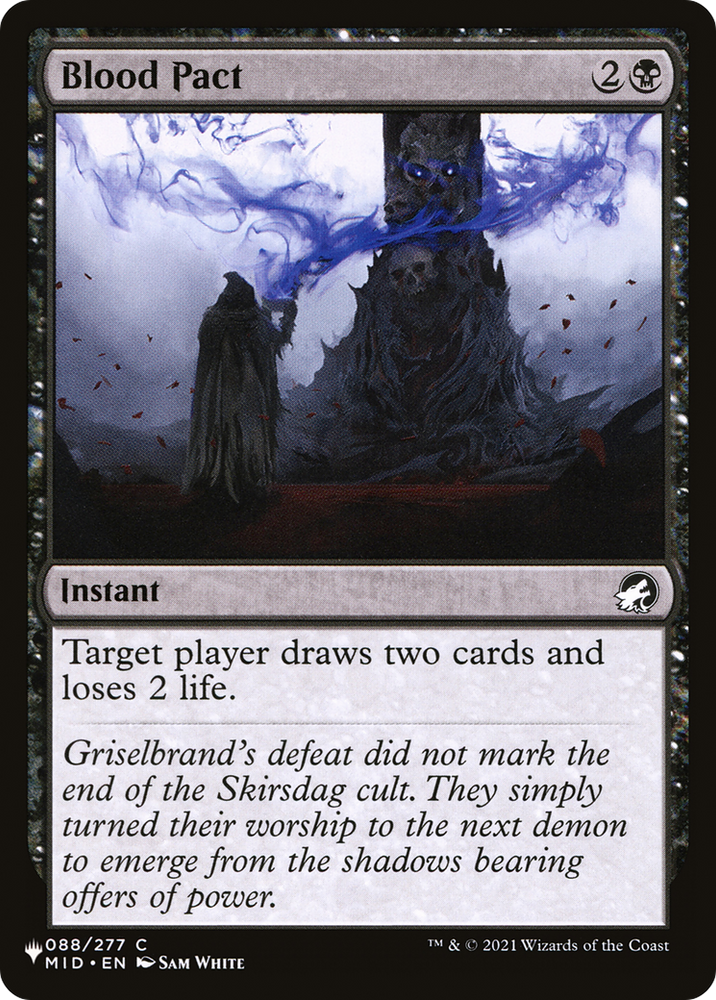 Blood Pact [The List] Magic: The Gathering