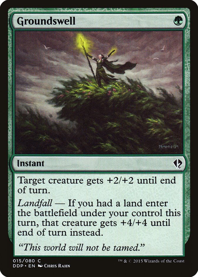 Groundswell [Duel Decks: Zendikar vs. Eldrazi] Magic: The Gathering