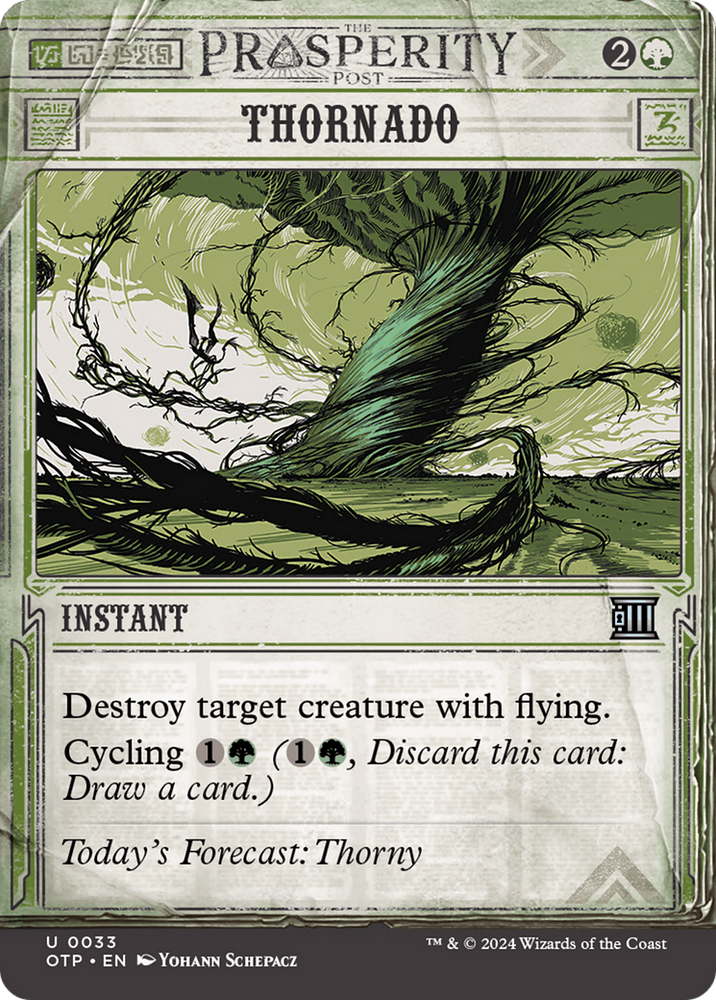 Thornado [Outlaws of Thunder Junction: Breaking News] Magic: The Gathering