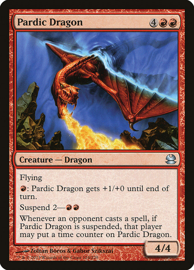 Pardic Dragon [Modern Masters] Magic: The Gathering