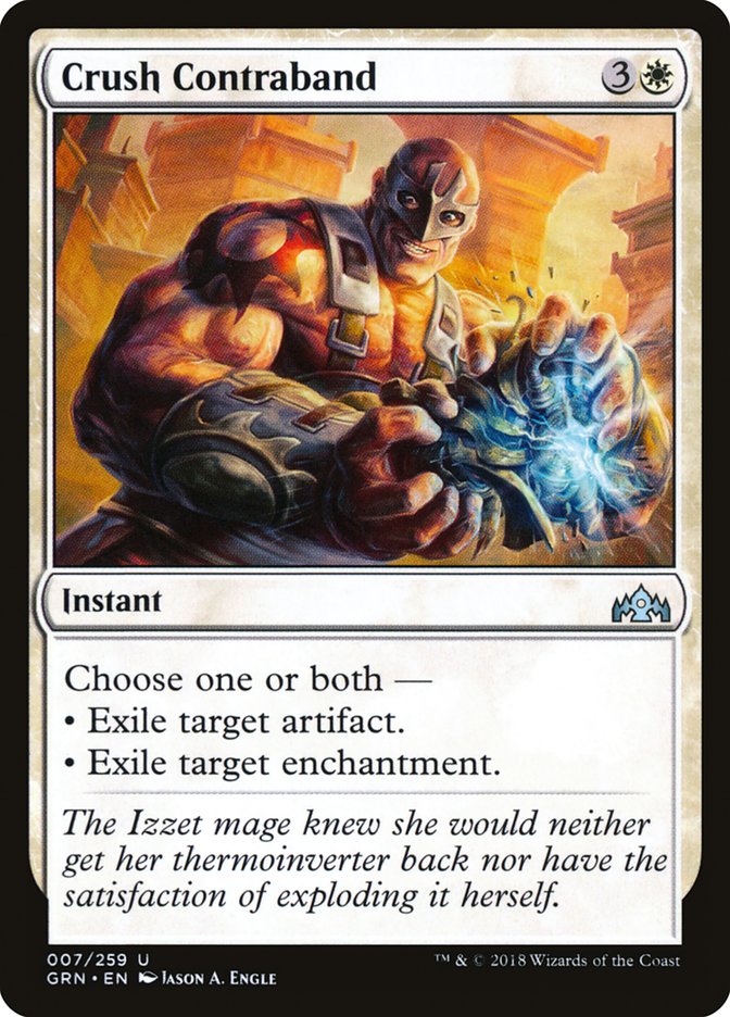 Crush Contraband [Guilds of Ravnica] Magic: The Gathering