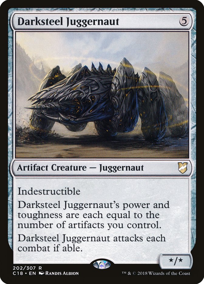Darksteel Juggernaut [Commander 2018] Magic: The Gathering