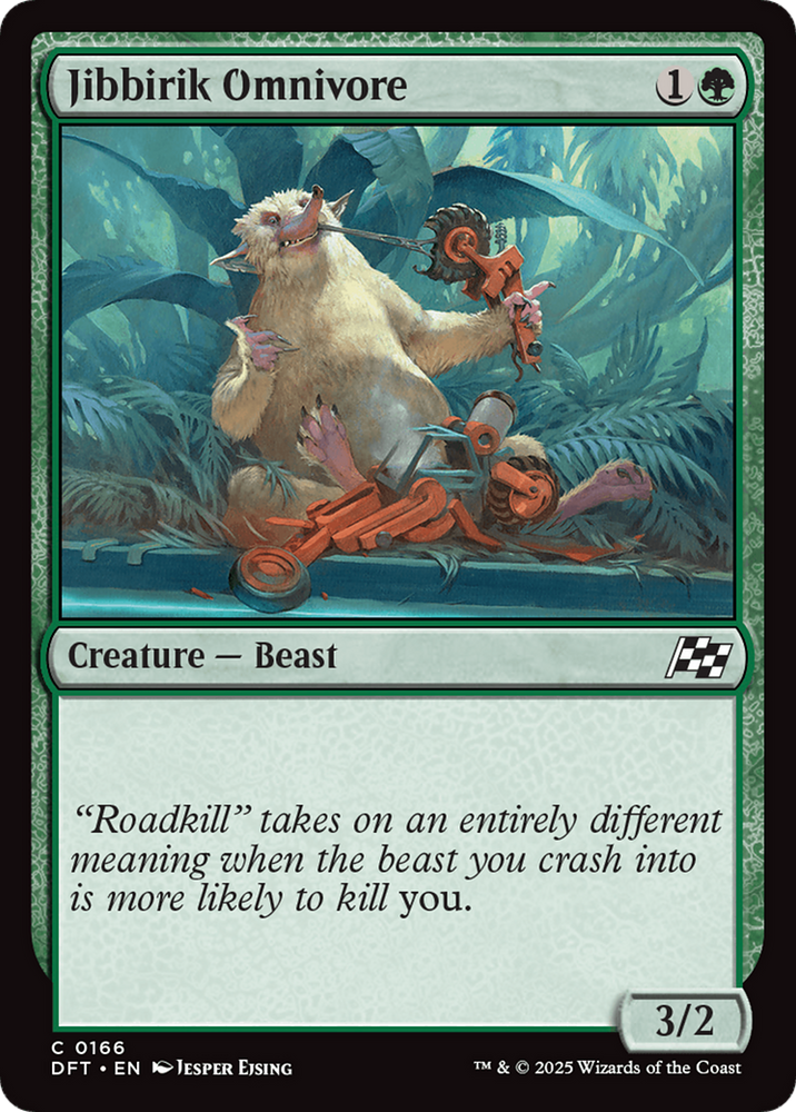 Jibbirik Omnivore [Aetherdrift] Magic: The Gathering