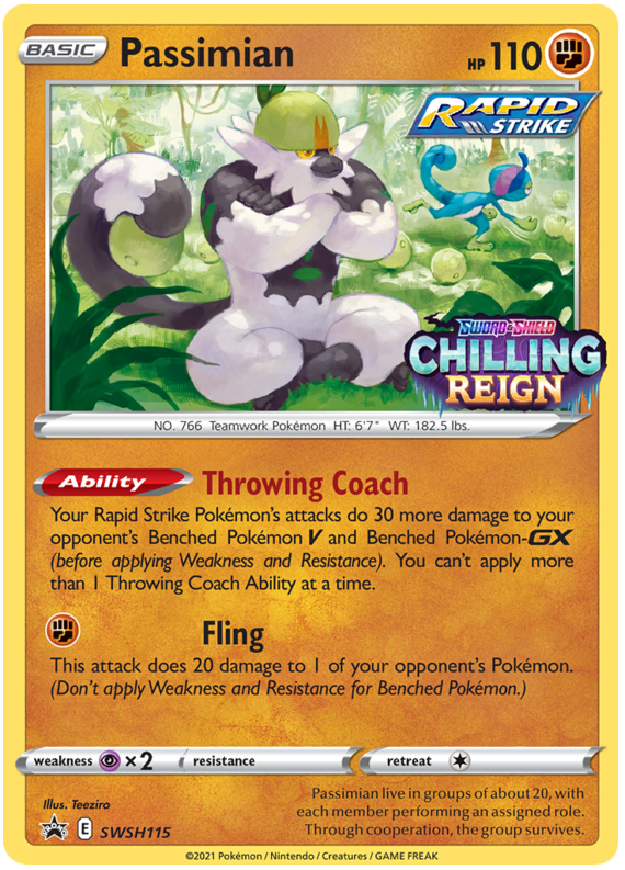 Passimian (SWSH115) [Sword & Shield: Black Star Promos] Pokémon