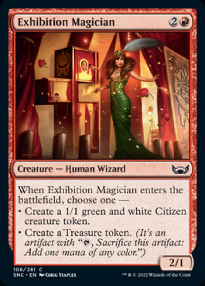 Exhibition Magician [Streets of New Capenna] Magic: The Gathering