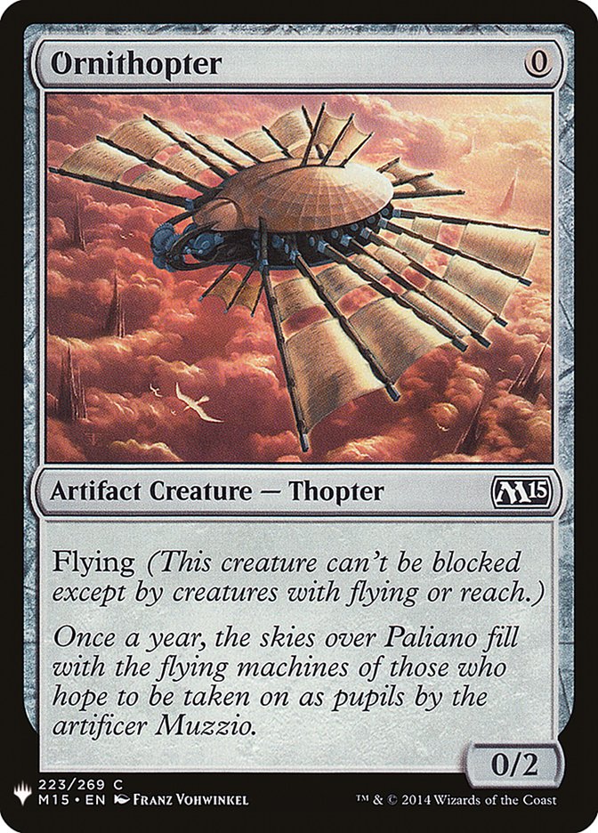 Ornithopter [Mystery Booster] Magic: The Gathering