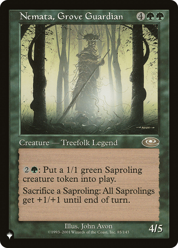 Nemata, Grove Guardian [The List] Magic: The Gathering