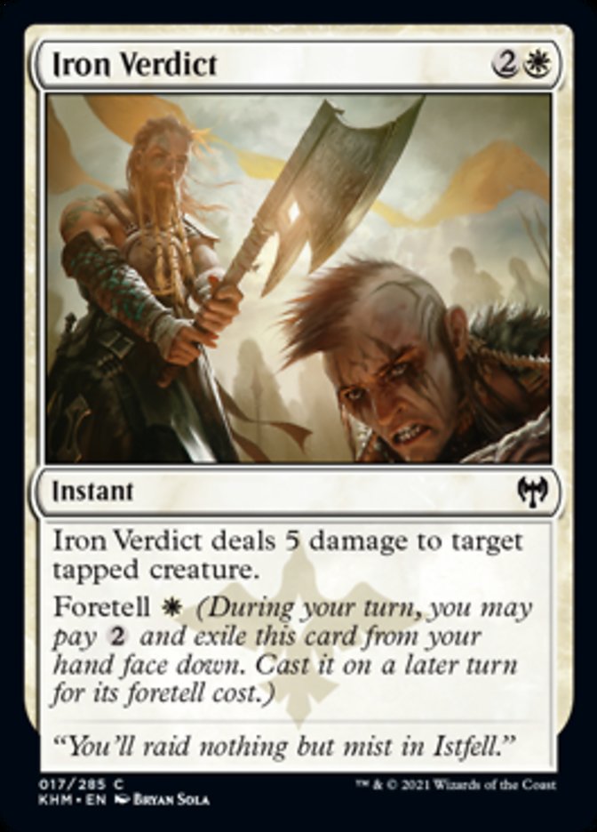 Iron Verdict [Kaldheim] Magic: The Gathering