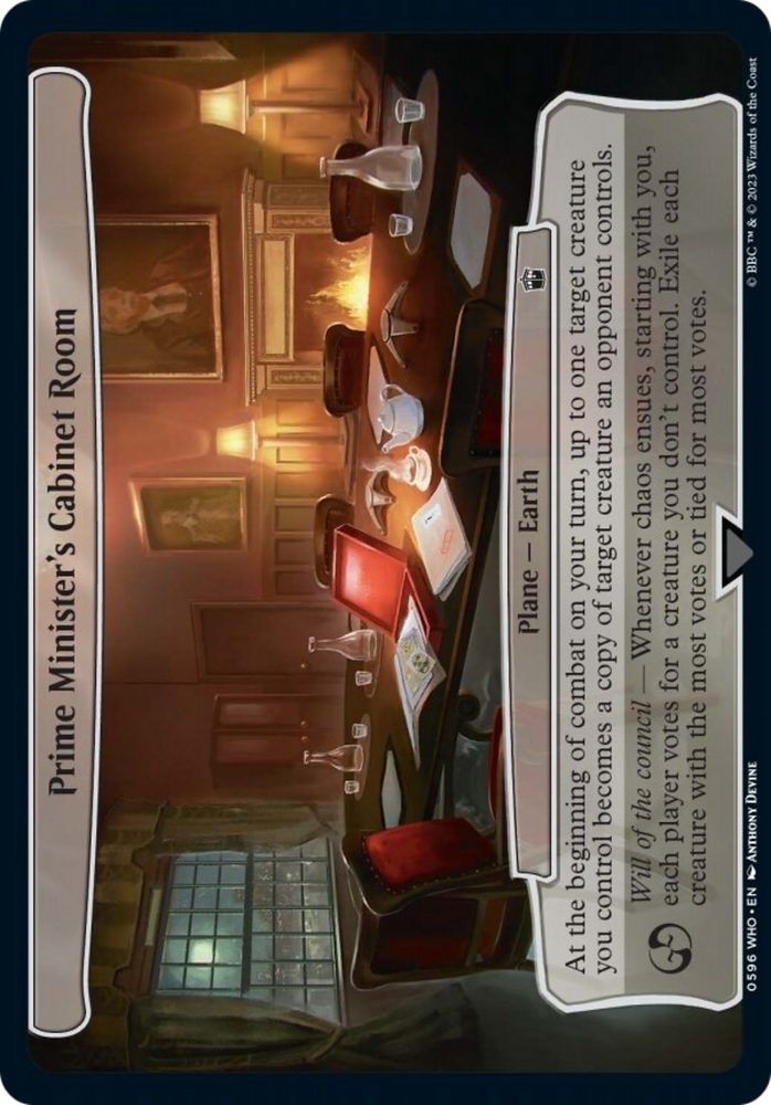 Prime Minister's Cabinet Room [Doctor Who] Magic: The Gathering