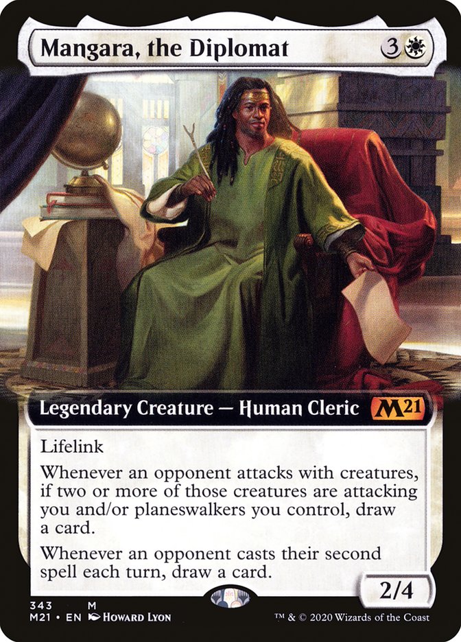 Mangara, the Diplomat (Extended Art) [Core Set 2021] Magic: The Gathering