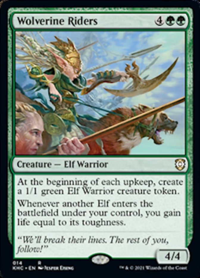 Wolverine Riders [Kaldheim Commander] Magic: The Gathering