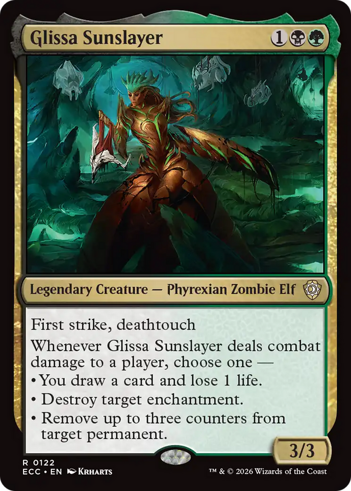 Glissa Sunslayer [Lorwyn Eclipsed Commander] Magic: The Gathering