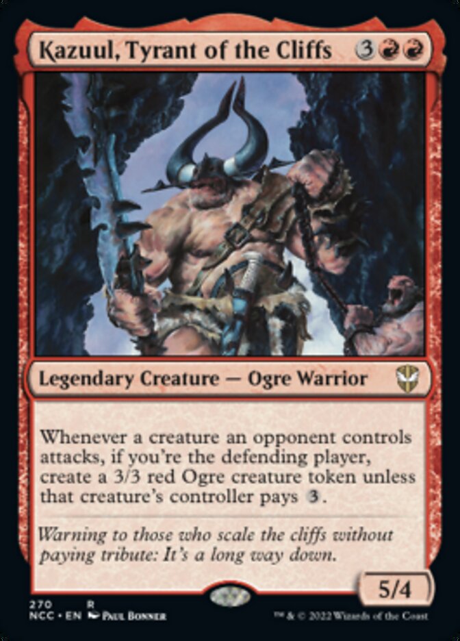 Kazuul, Tyrant of the Cliffs [Streets of New Capenna Commander] Magic: The Gathering