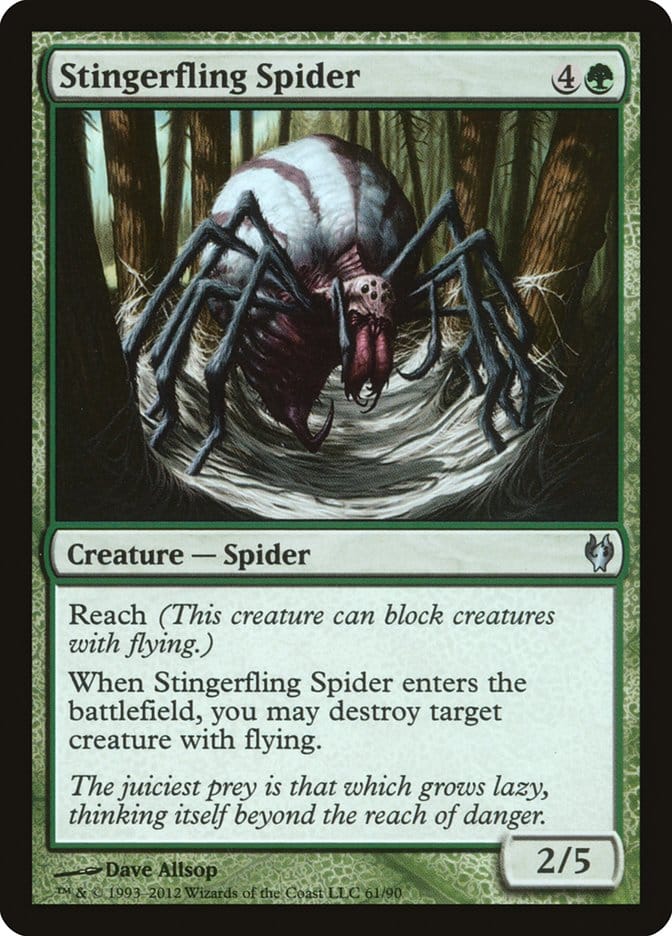 Stingerfling Spider [Duel Decks: Izzet vs. Golgari] Magic: The Gathering
