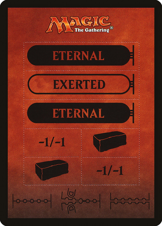 Punchcard (No Copyright Symbol) [Hour of Devastation Tokens] Magic: The Gathering