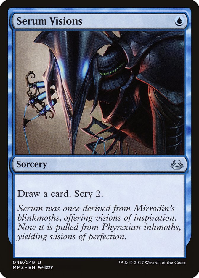 Serum Visions [Modern Masters 2017] Magic: The Gathering