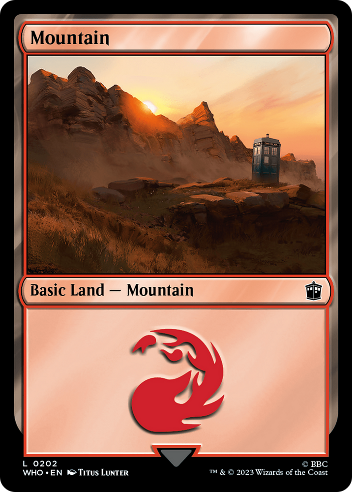 Mountain (0202) [Doctor Who] Magic: The Gathering