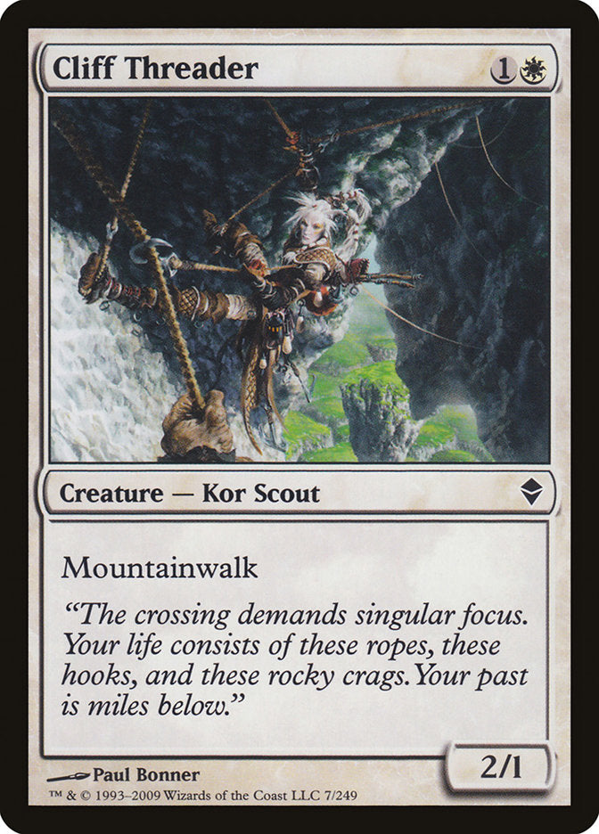 Cliff Threader [Zendikar] Magic: The Gathering