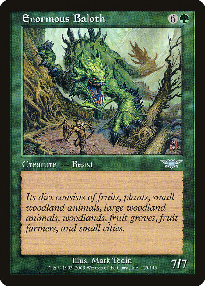 Enormous Baloth [Legions] Magic: The Gathering