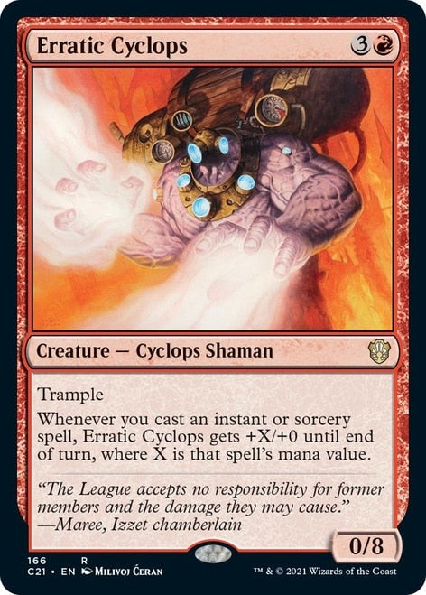 Erratic Cyclops [Commander 2021] Magic: The Gathering