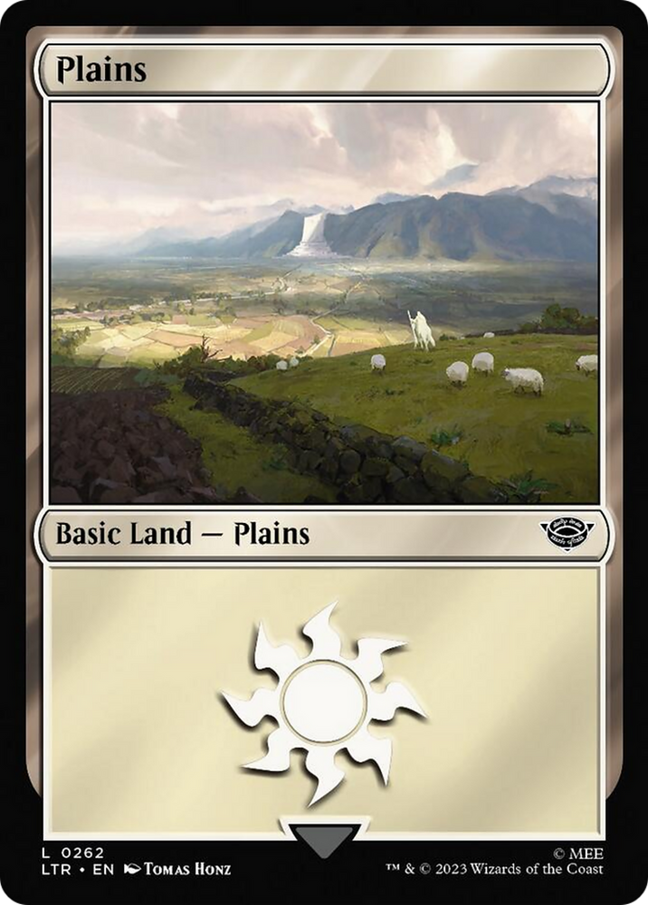 Plains (262) [The Lord of the Rings: Tales of Middle-Earth] Magic: The Gathering