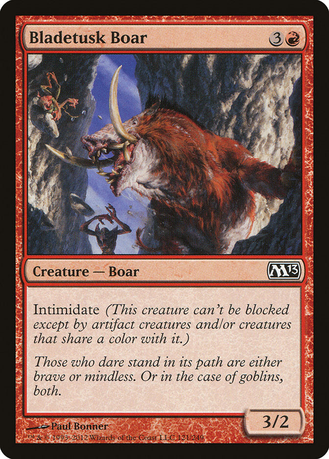 Bladetusk Boar [Magic 2013] Magic: The Gathering