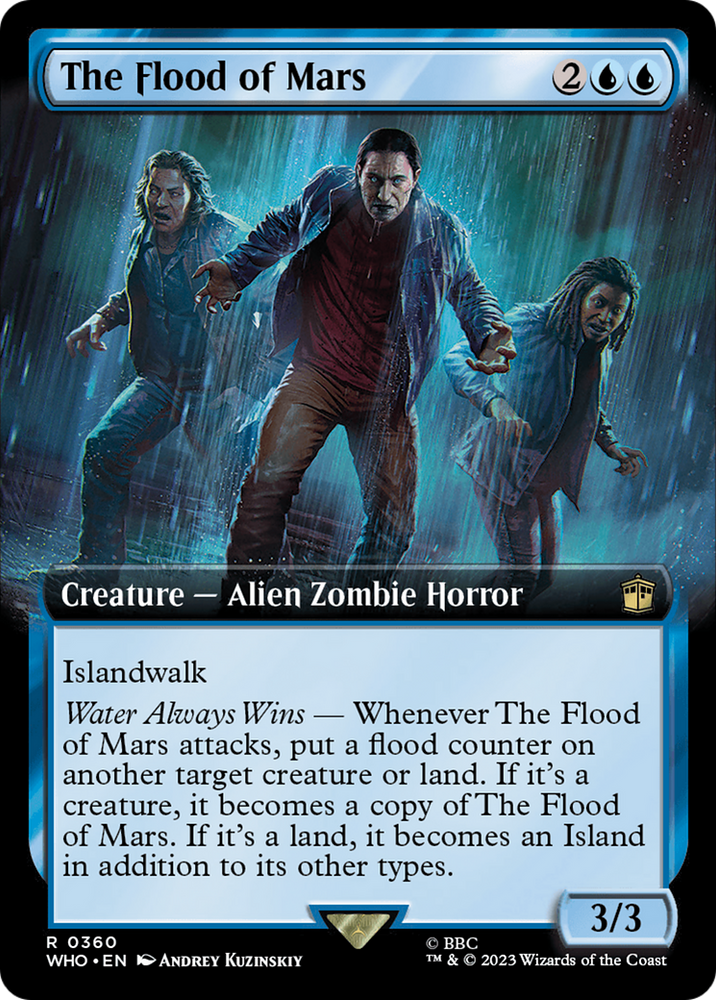 The Flood of Mars (Extended Art) [Doctor Who] Magic: The Gathering