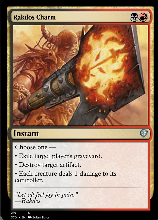Rakdos Charm [Starter Commander Decks] Magic: The Gathering