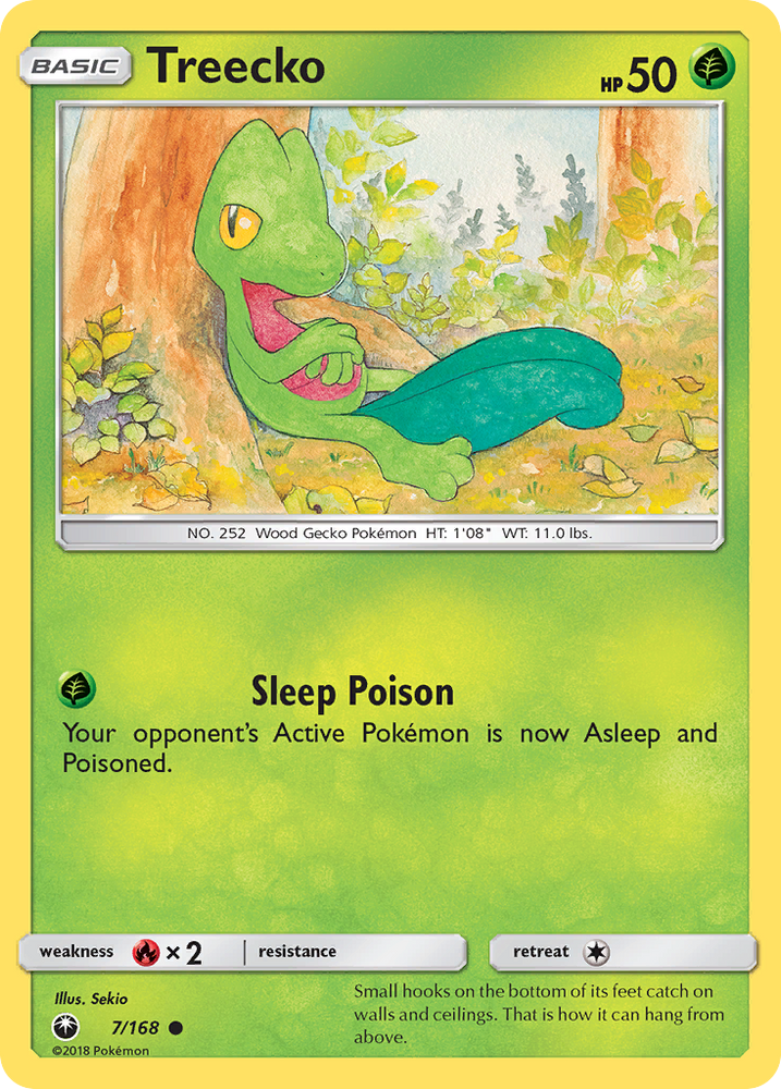 Treecko (7/168) [Sun & Moon: Celestial Storm] Pokémon