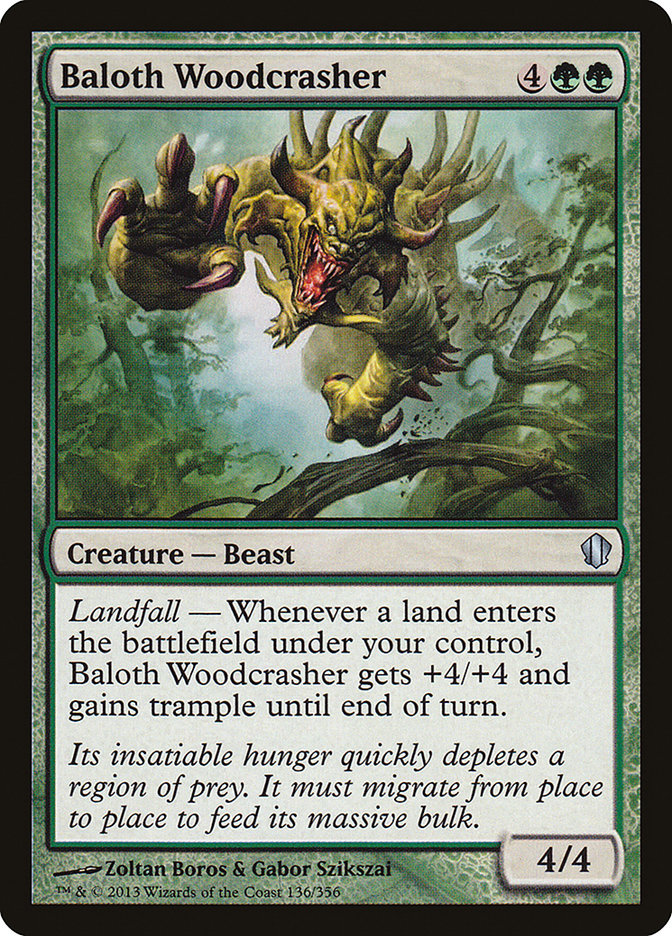Baloth Woodcrasher [Commander 2013] Magic: The Gathering